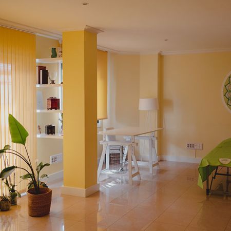 Espacio del centro para tratamientos naturales